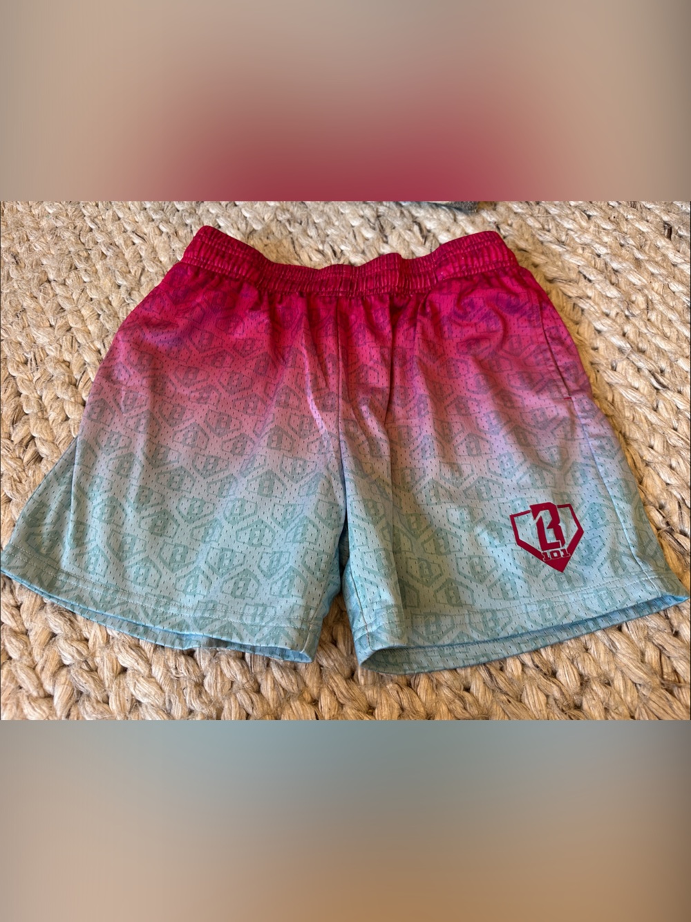 Baseball Lifestyle 101 Gradient Cotton Candy Shorts